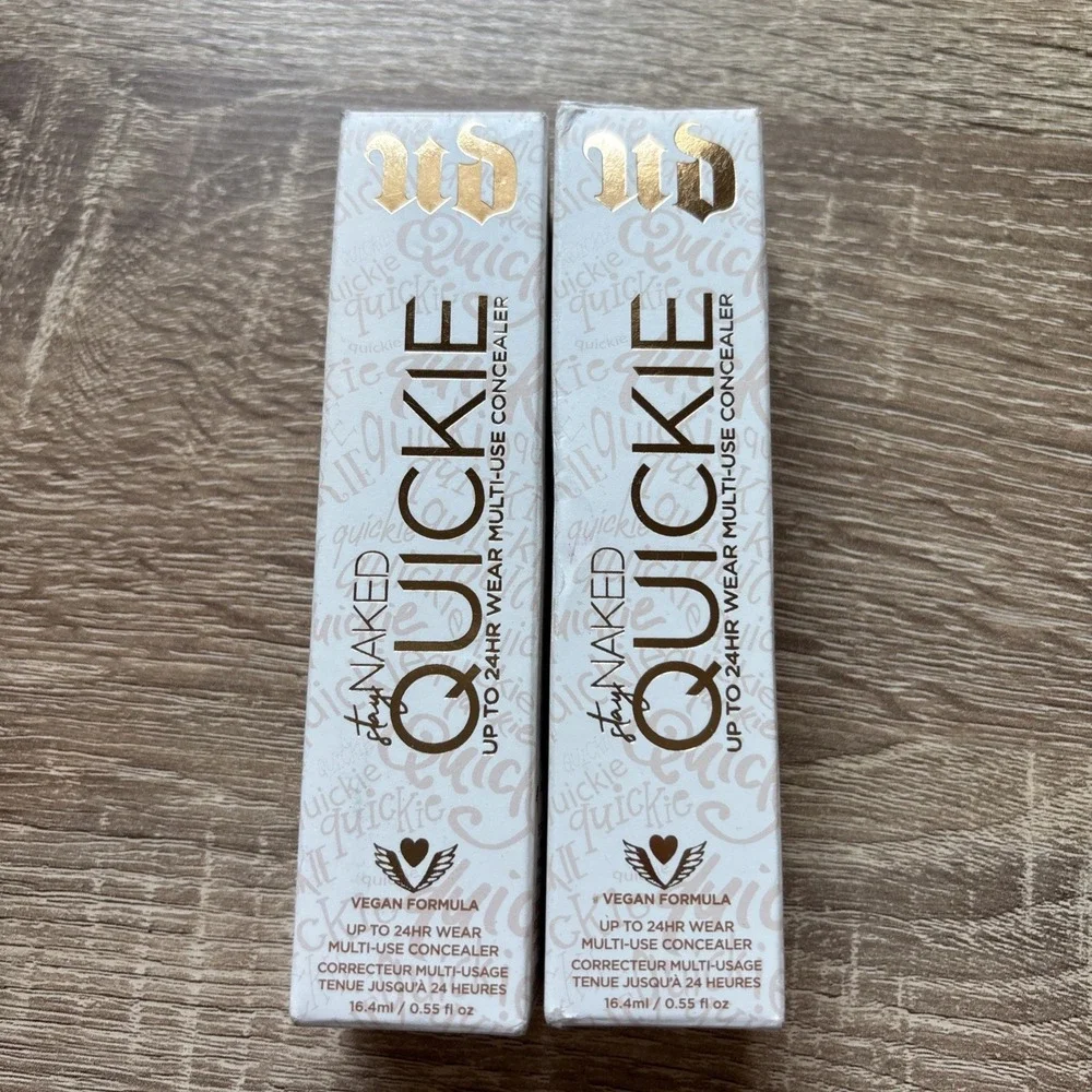 LOT OF 2 URBAN DECAY STAY NAKED QUICKIE MULTI-USE CONCEALER #20CP FAIR 0.55 OZ